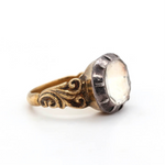 Georgian Rock Crystal Ring-Charlotte Sayers Antique Jewellery