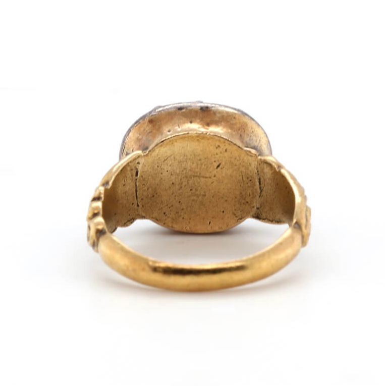 Georgian Rock Crystal Ring-Charlotte Sayers Antique Jewellery