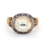 Georgian Rock Crystal Ring-Charlotte Sayers Antique Jewellery