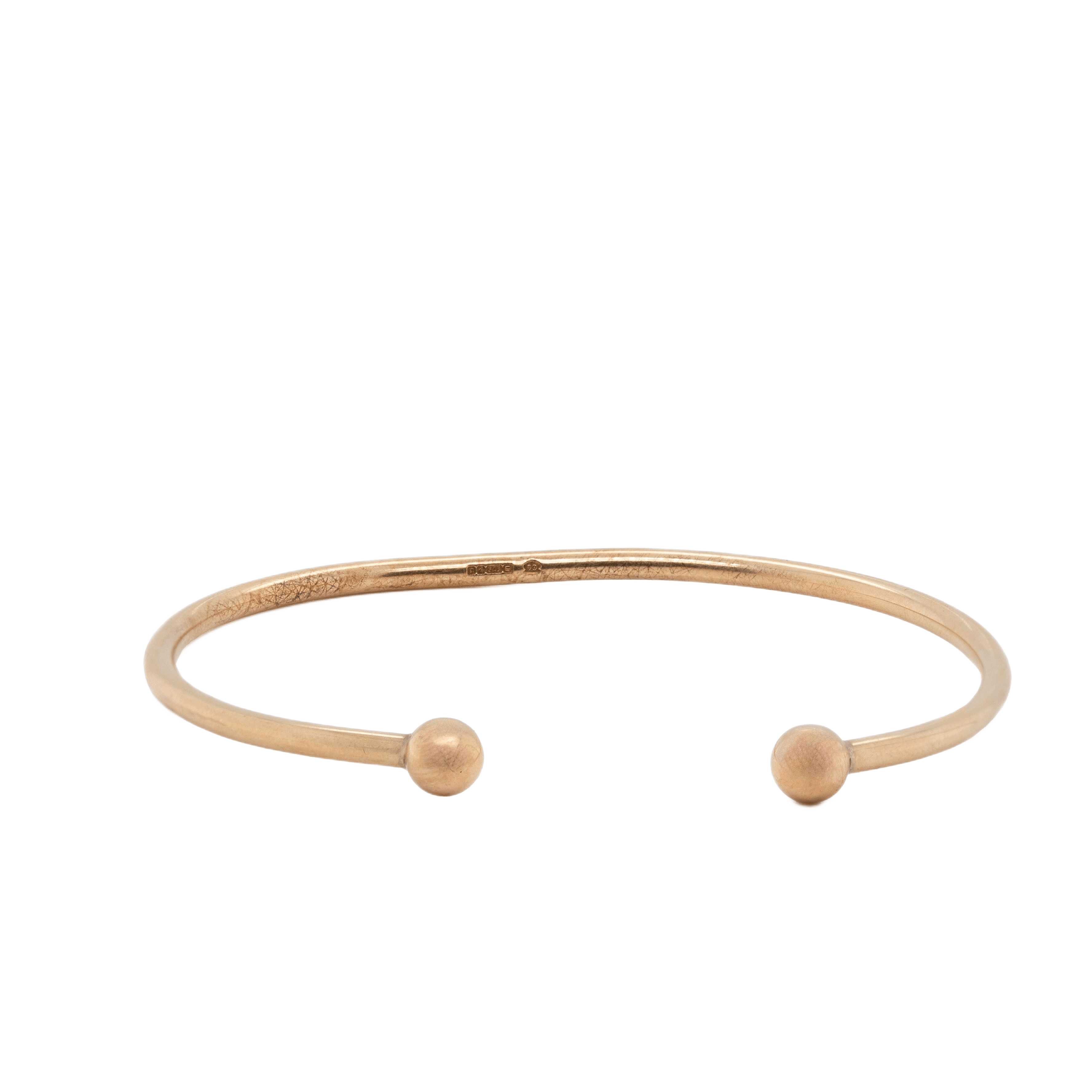 Gold Torque Bangle-Charlotte Sayers Antique Jewellery