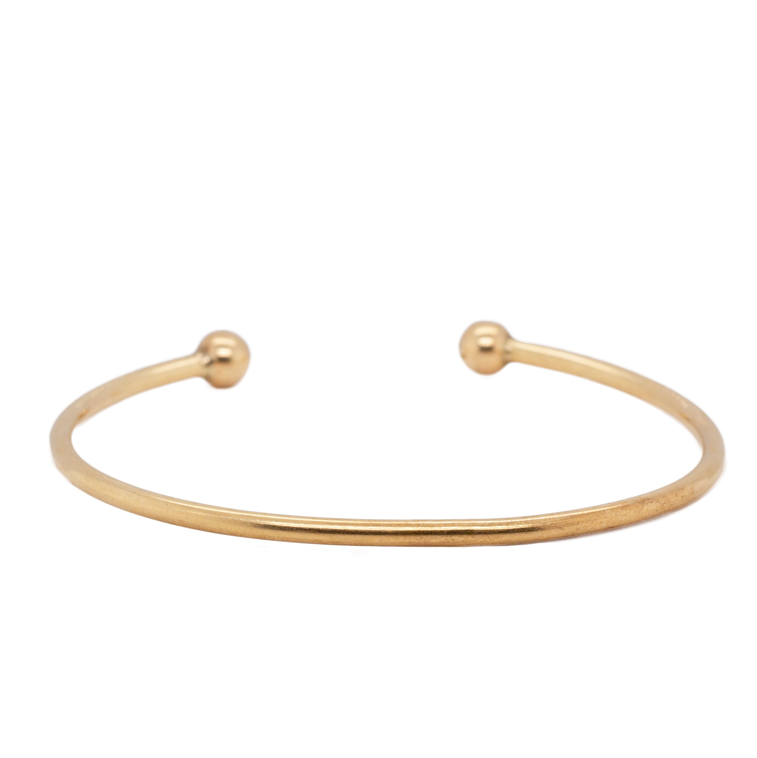 Gold Torque Bangle-Charlotte Sayers Antique Jewellery