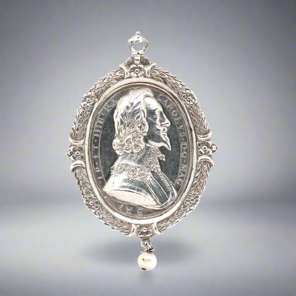King Charles I Royalist Badge-Charlotte Sayers Antique Jewellery