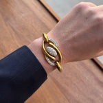 Kutchinsky Diamond Bangle-Charlotte Sayers Antique Jewellery