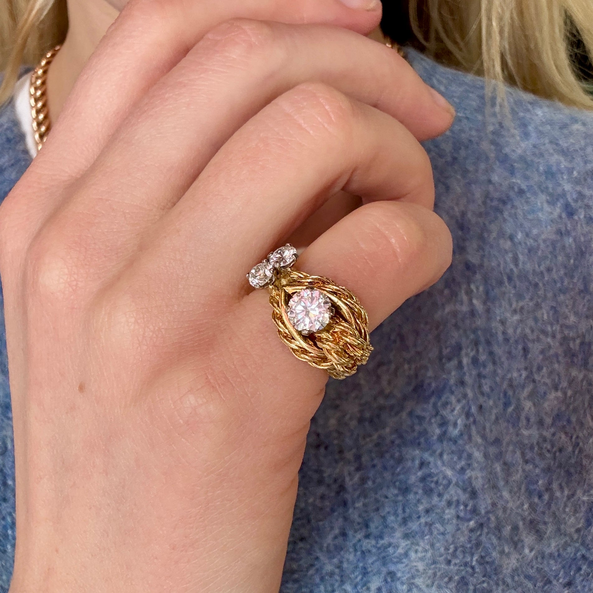 Kutchinsky Diamond Ring-Charlotte Sayers Antique Jewellery