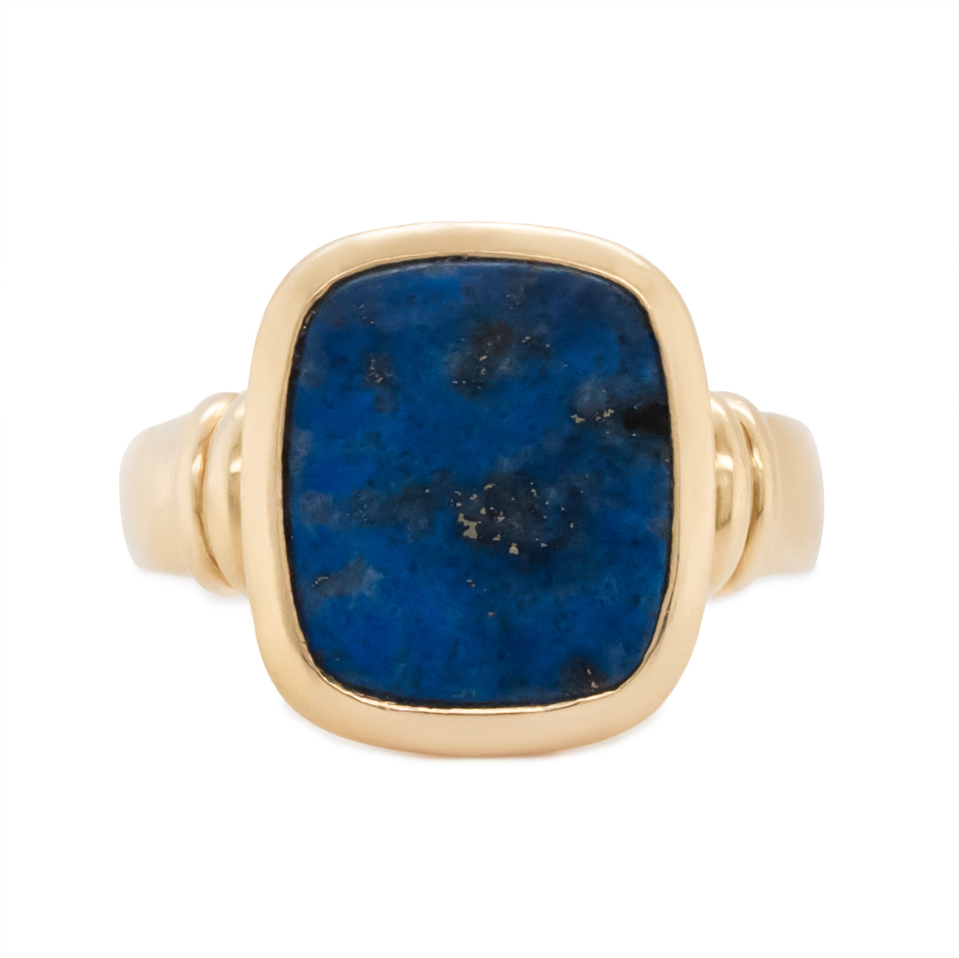 Lapis Signet Ring-Charlotte Sayers Antique Jewellery