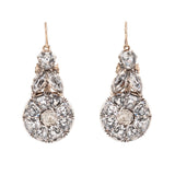 Lazarus Paste Earrings-Charlotte Sayers Antique Jewellery