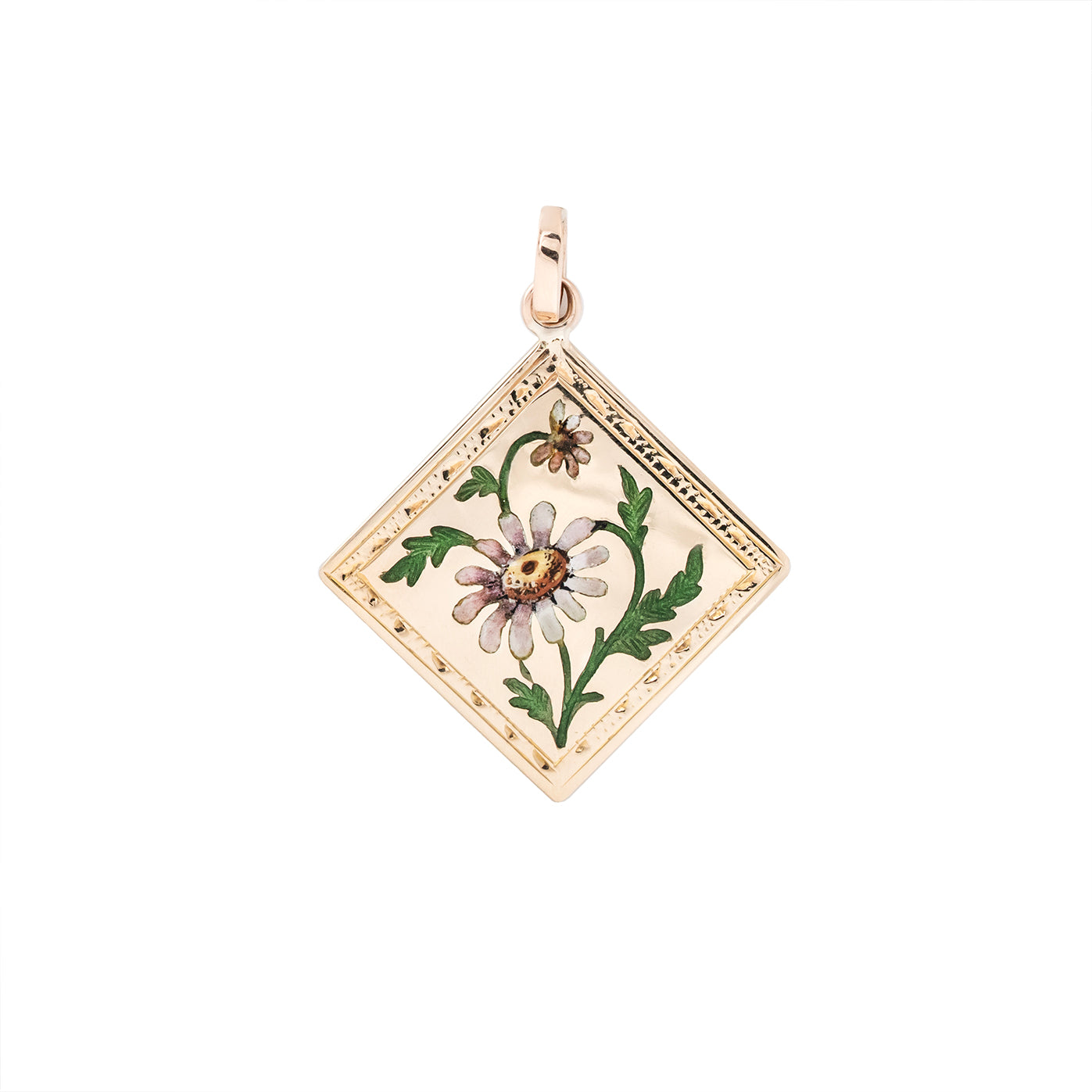 Marguerite Flower Pendant-Charlotte Sayers Antique Jewellery