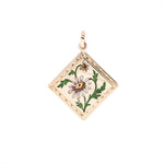 Marguerite Flower Pendant-Charlotte Sayers Antique Jewellery