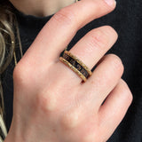 Memorial Enamel Band Ring-Charlotte Sayers Antique Jewellery