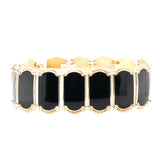 Norwegian Black Enamel Bracelet-Charlotte Sayers Antique Jewellery