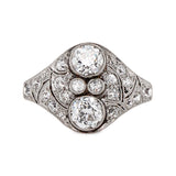 Old European Cut Diamond Ring-Charlotte Sayers Antique Jewellery