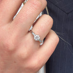 Old Mine Cut Diamond Ring-Charlotte Sayers Antique Jewellery