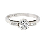 Old Mine Cut Diamond Ring-Charlotte Sayers Antique Jewellery