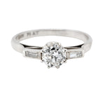 Old Mine Cut Diamond Ring-Charlotte Sayers Antique Jewellery