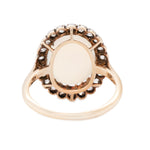 Opal and Diamond Cluster Ring-Charlotte Sayers Antique Jewellery