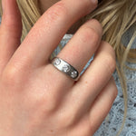 Platinum and Diamond Gypsy Ring-Charlotte Sayers Antique Jewellery