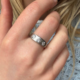 Platinum and Diamond Gypsy Ring-Charlotte Sayers Antique Jewellery