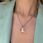 Rock Crystal Gold Locket-Charlotte Sayers Antique Jewellery