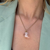 Rock Crystal Gold Locket-Charlotte Sayers Antique Jewellery