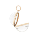 Rock Crystal Orb Locket-Charlotte Sayers Antique Jewellery