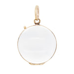 Rock Crystal Orb Locket-Charlotte Sayers Antique Jewellery