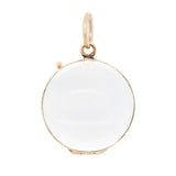Rock Crystal Orb Locket-Charlotte Sayers Antique Jewellery