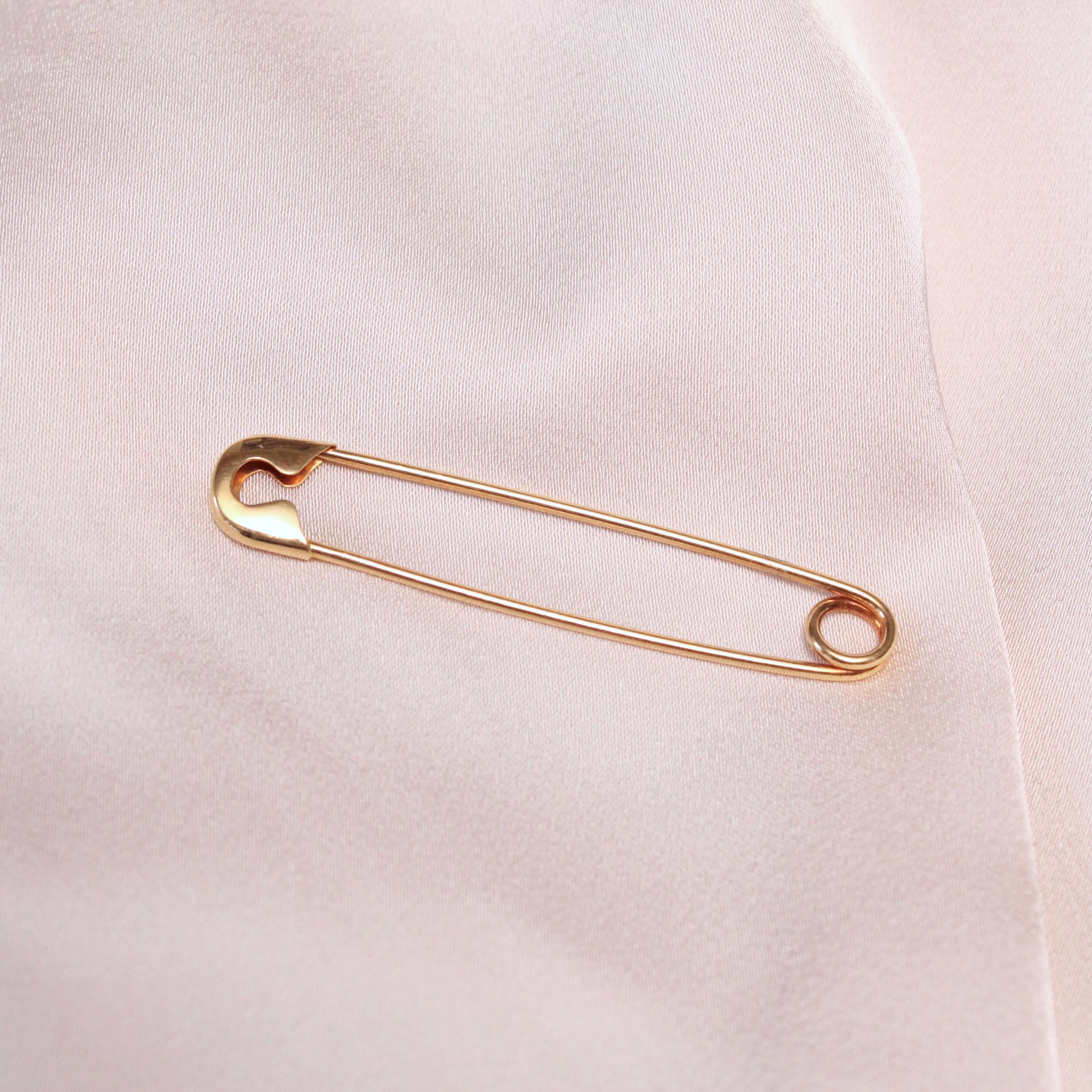 Safety Pin Brooch-Charlotte Sayers Antique Jewellery