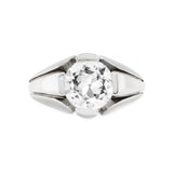 Single Stone Art Deco Ring-Charlotte Sayers Antique Jewellery