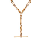 Victorian Albert Chain with T Bar-Charlotte Sayers Antique Jewellery