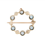 Victorian Aquamarine and Pearl Brooch / Pendant-Charlotte Sayers Antique Jewellery
