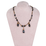 Victorian Banded Agate Necklace-Charlotte Sayers Antique Jewellery
