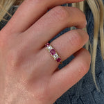 Victorian Burmese Ruby and Diamond Ring-Charlotte Sayers Antique Jewellery
