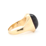 Victorian Cabochon Garnet Ring-Charlotte Sayers Antique Jewellery
