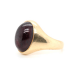 Victorian Cabochon Garnet Ring-Charlotte Sayers Antique Jewellery