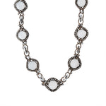 Victorian Chalcedony and Cut Steel Suite-Charlotte Sayers Antique Jewellery