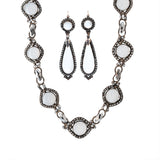 Victorian Chalcedony and Cut Steel Suite-Charlotte Sayers Antique Jewellery
