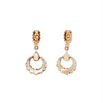 Victorian Crescent Drop Earrings-Charlotte Sayers Antique Jewellery