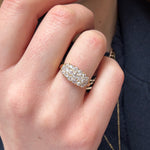 Victorian Diamond 3 Row Ring-Charlotte Sayers Antique Jewellery