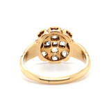 Victorian Diamond Cluster Ring-Charlotte Sayers Antique Jewellery