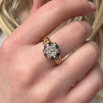 Victorian Diamond and Enamel Ring-Charlotte Sayers Antique Jewellery