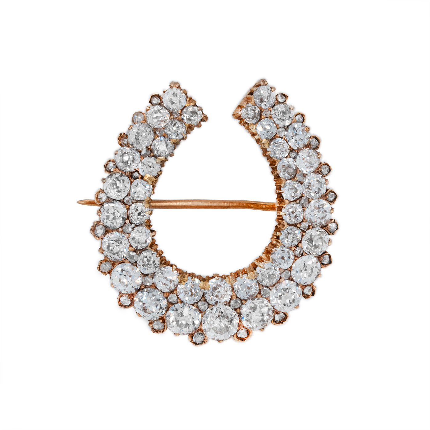 Victorian Horseshoe Brooch-Charlotte Sayers Antique Jewellery