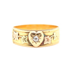 Victorian Locket Mizpah Ring-Charlotte Sayers Antique Jewellery