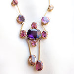 Victorian Multi-Gem Necklace-Charlotte Sayers Antique Jewellery