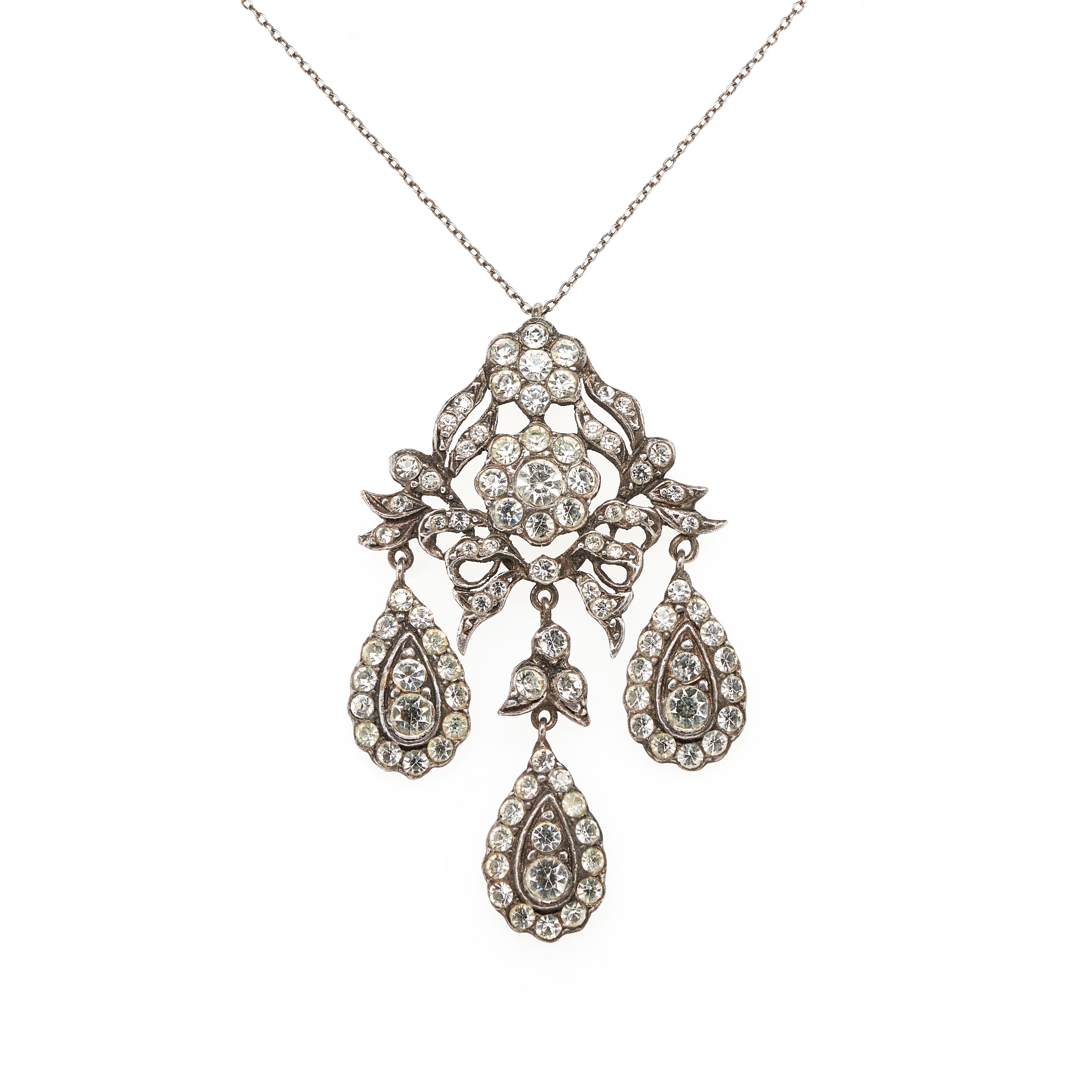 Victorian Paste Girandole Pendant - Main Image