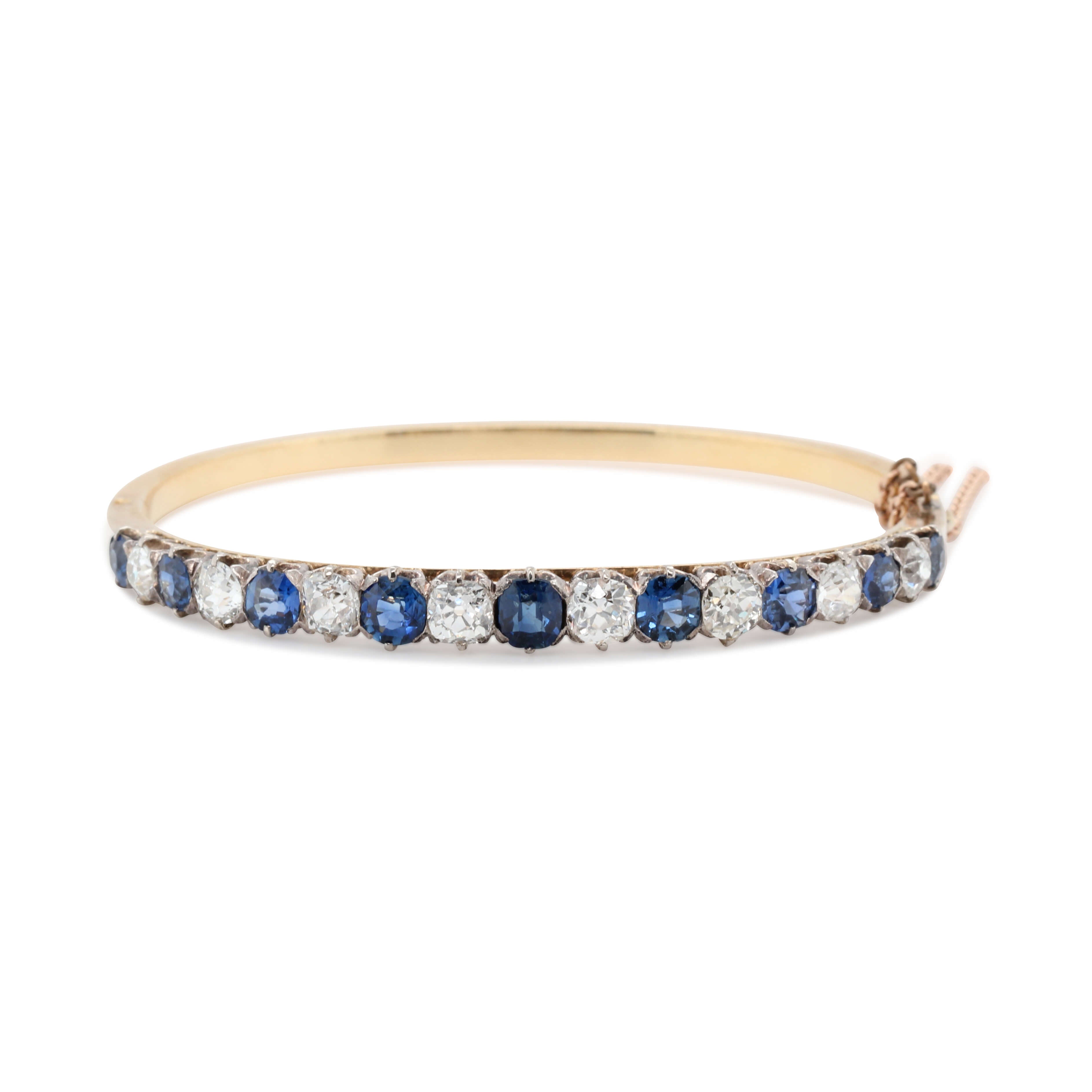 Diamond Jewelry Sapphire And Diamond Bangle Blue Sapphire Bangle