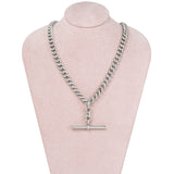 Victorian Silver Albert Chain-Charlotte Sayers Antique Jewellery