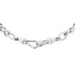 Victorian Silver Albert Chain-Charlotte Sayers Antique Jewellery