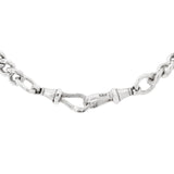 Victorian Silver Albert Chain-Charlotte Sayers Antique Jewellery
