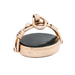 Victorian Spinning Bloodstone & Carnelian Fob-Charlotte Sayers Antique Jewellery