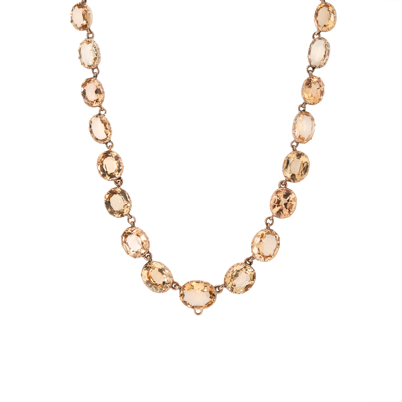 Victorian Topaz Rivière-Charlotte Sayers Antique Jewellery